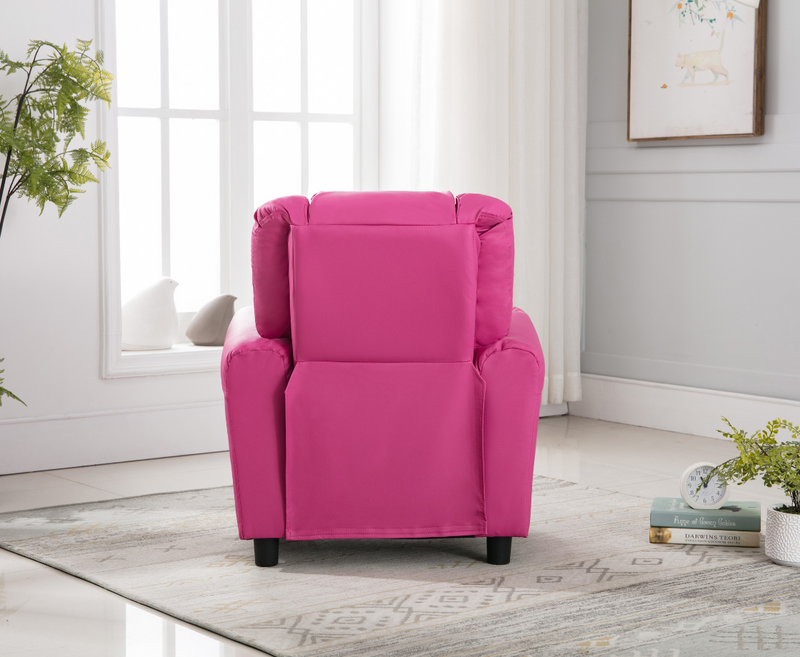 Kids Recliners Armchair with Cup Holder - 5 Colours