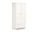 Maine 2 Door Combination Wardrobe - Surf White