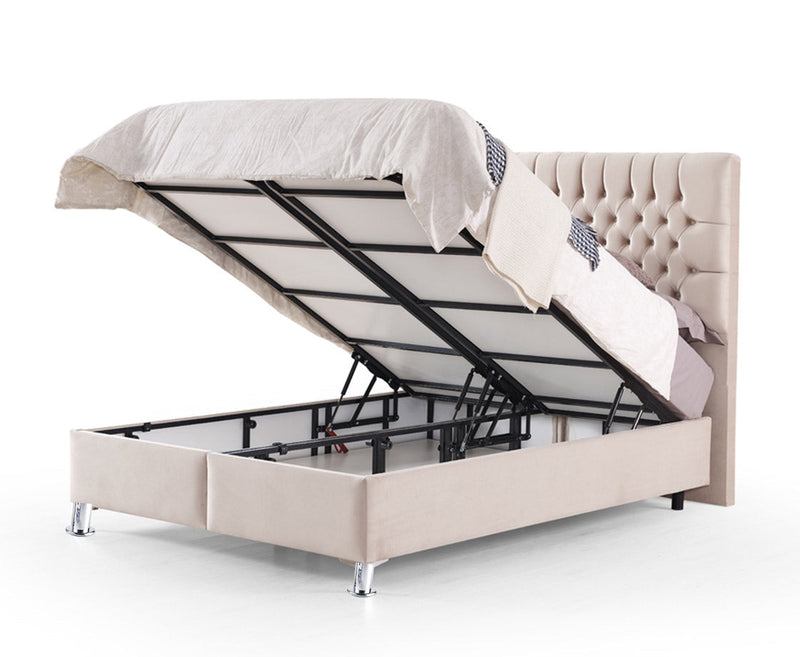 5ft Kingsize Ottoman Bed Set