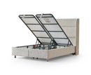 Alva 4ft6 Ottoman Bed Frame - Beige
