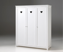 Amore 3 Door Wardrobe - White