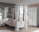 Amore Baldaquin Bed - White