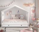 Amore Housebed Open Bed - White