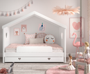 Amore Housebed Open Bed - White