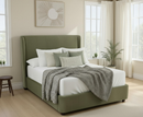 Astoria 4ft6 Double Ottoman Bed Frame - Green
