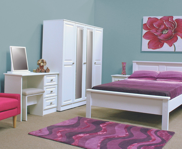 Avoca 1 Door Robe Hanging with Mirror