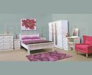 Avoca Dressing Table Single Pedestal