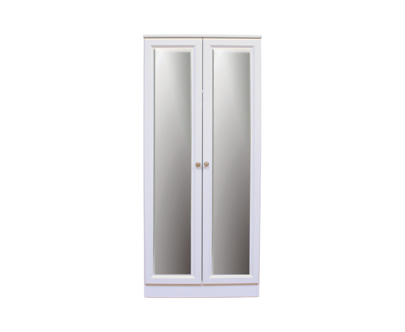 Avoca 1 Door Robe with Mirror + 2 Drawers
