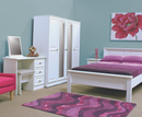 Avoca Dressing Table Single Pedestal