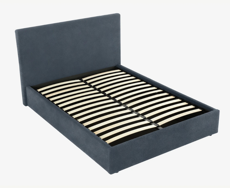 Azriel 4ft Double Ottoman Bed - Navy