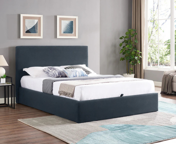 Azriel 4ft Double Ottoman Bed Pack - Navy