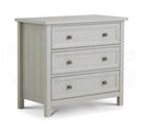 Maine 3 Drawer Chest- Dove Grey