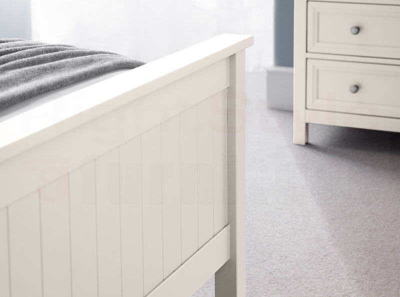 Maine 90Cm Bed - Surf White