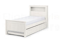 Maine Bookcase Bed Surf White