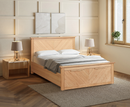 Kenya 5ft Drawer Bed Frame - Light Oak