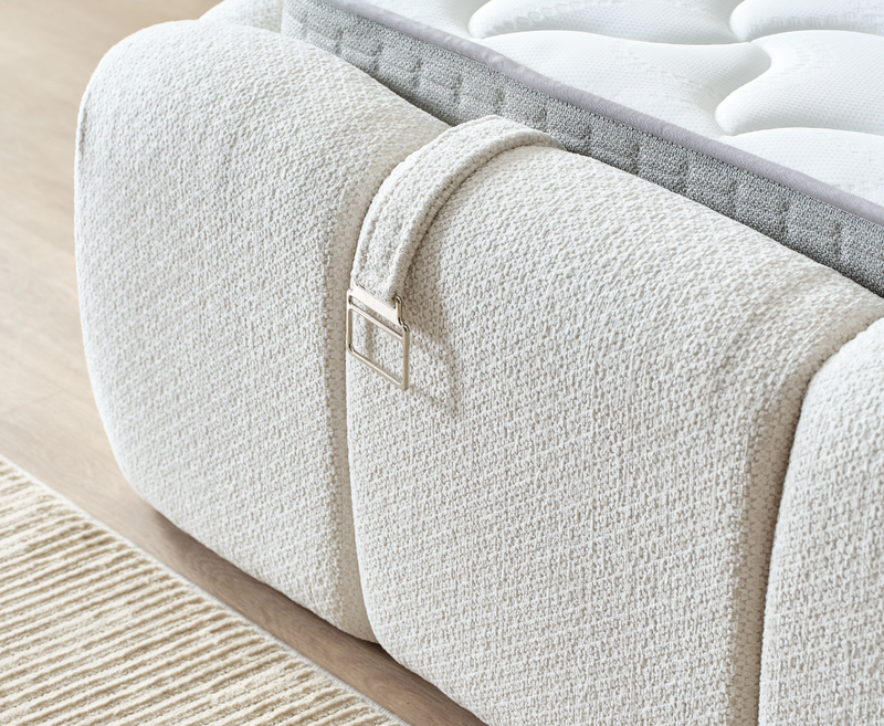 Bubble 5ft Kingsize Ottoman Bed Pack - Beige