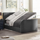 Klay 5ft Side Lift Ottoman TV Bed - Dark Grey