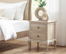 Camille 2 Drawer Bedside - Oak
