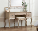 Camille Dressing Table and Stool - Oak
