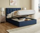 Carmen 6ft Superking Ottoman Bed - Navy