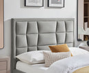 Carmen 5ft Kingsize Ottoman Bed - Silver