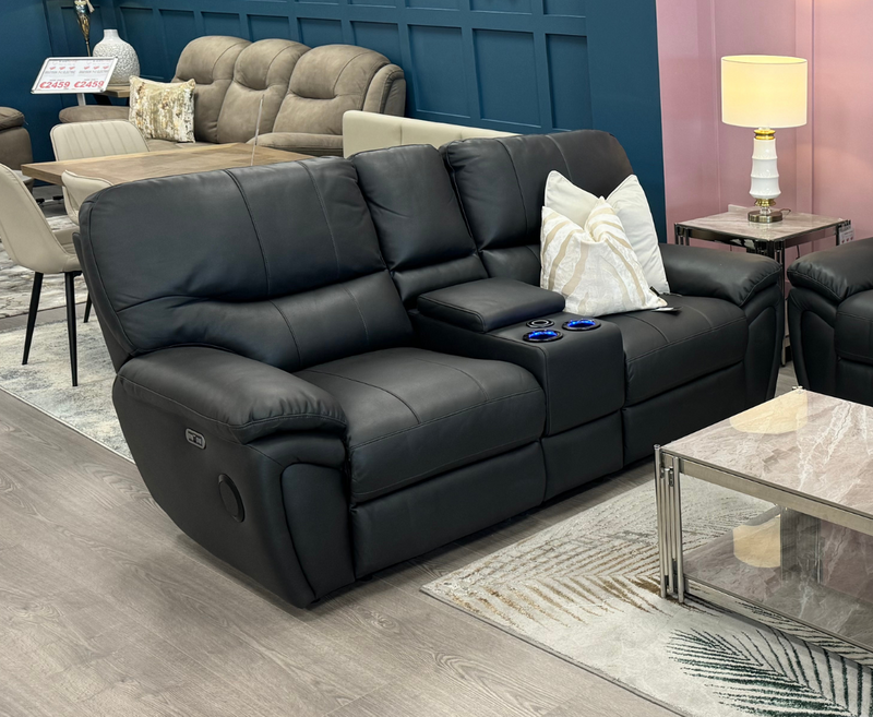 Cinematic Electric 3+2 sofa set - Black