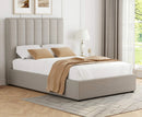Codie 4ft6 Double Ottoman Bed Frame - Beige