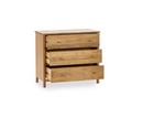 Coxmoor 3 Drawer Chest - Oak