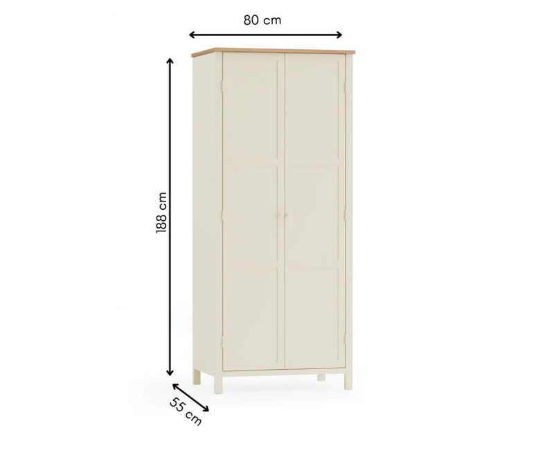Coxmoor Wardrobe - Ivory