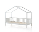 Dally House Bed with Gate 90x200cm - White