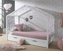 Dally House Bed without Gate 90x200cm - White