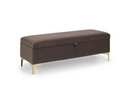 Deco Storage ottoman bench - Grey