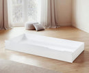 Grace Pure White Daybed Kids Bed with Handy Shelves