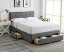 Freya 5ft Kingsize Bed Frame - Grey