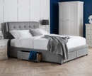 Fullerton 6ft Drawer Bed Frame - Grey