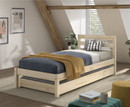 Funkie Bed 90x200 cm - Natural / White