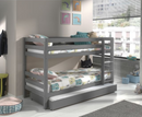 Funkie Bunk Bed 140cm - Grey