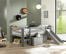 Funkie Low Sleeper with slide - Grey