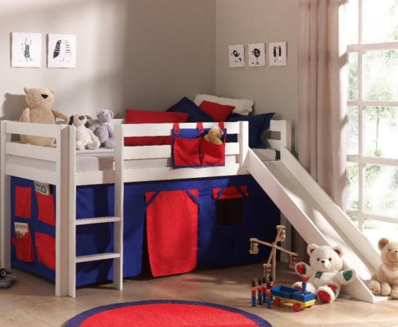 Funkie Midsleeper with Slides - White