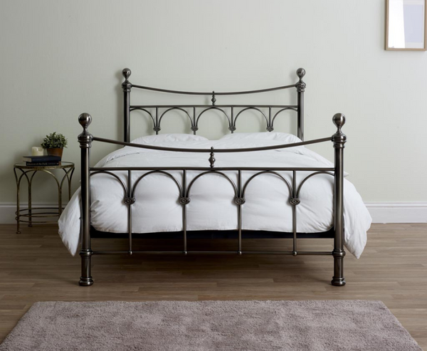 Gemma 6ft Superking Bed Frame Antique Nickel