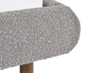 Hannah 5ft Boucle Kingsize Bed - Grey