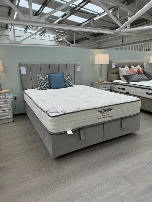 Brona 4ft 6 Ottoman Pack - Grey