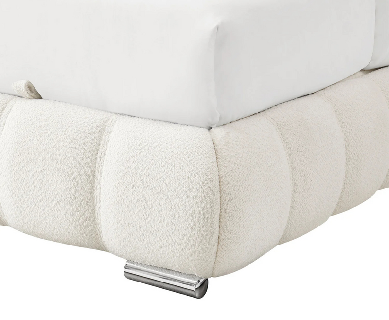 Kellie 6ft Superking Ottoman Bed Frame - Cream
