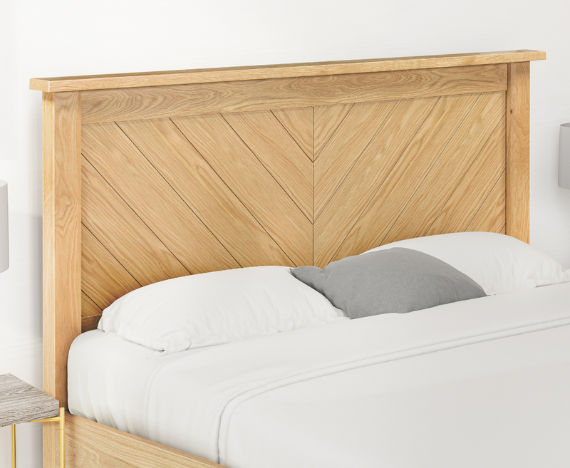 Kenji 4ft6 Double Bed Frame - Oak