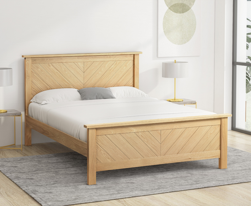 Kenji 6ft Superking Bed Frame - Oak