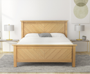 Kenya 5ft Kingsize Bed Frame - Light Oak