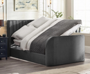 Klay 5ft Side Lift Ottoman TV Bed - Dark Grey