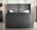 Klay 5ft Side Lift Ottoman TV Bed - Dark Grey