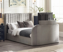Klay 5ft Side Lift Ottoman TV Bed - Light Grey