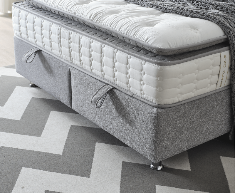 Legatie 4ft6 Ottoman Bed Frame - Grey